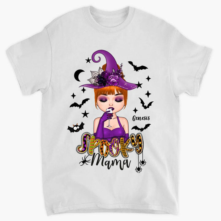 Personalized T-shirt - Gift For Mom - Spooky Mama