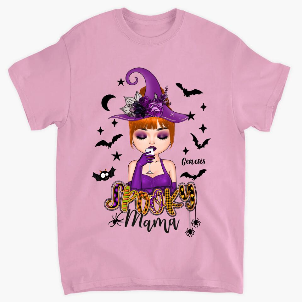 Personalized T-shirt - Gift For Mom - Spooky Mama