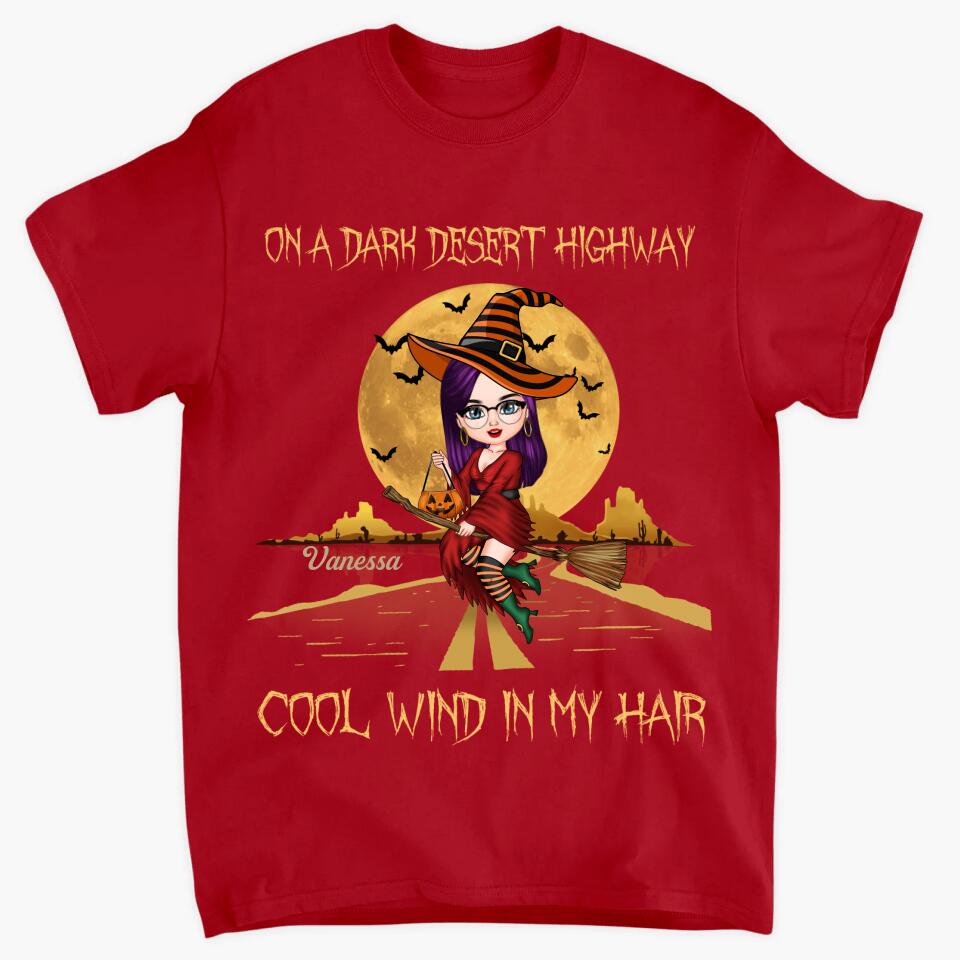 Personalized T-shirt - Gift For Witch - Cool Wind In My Hair