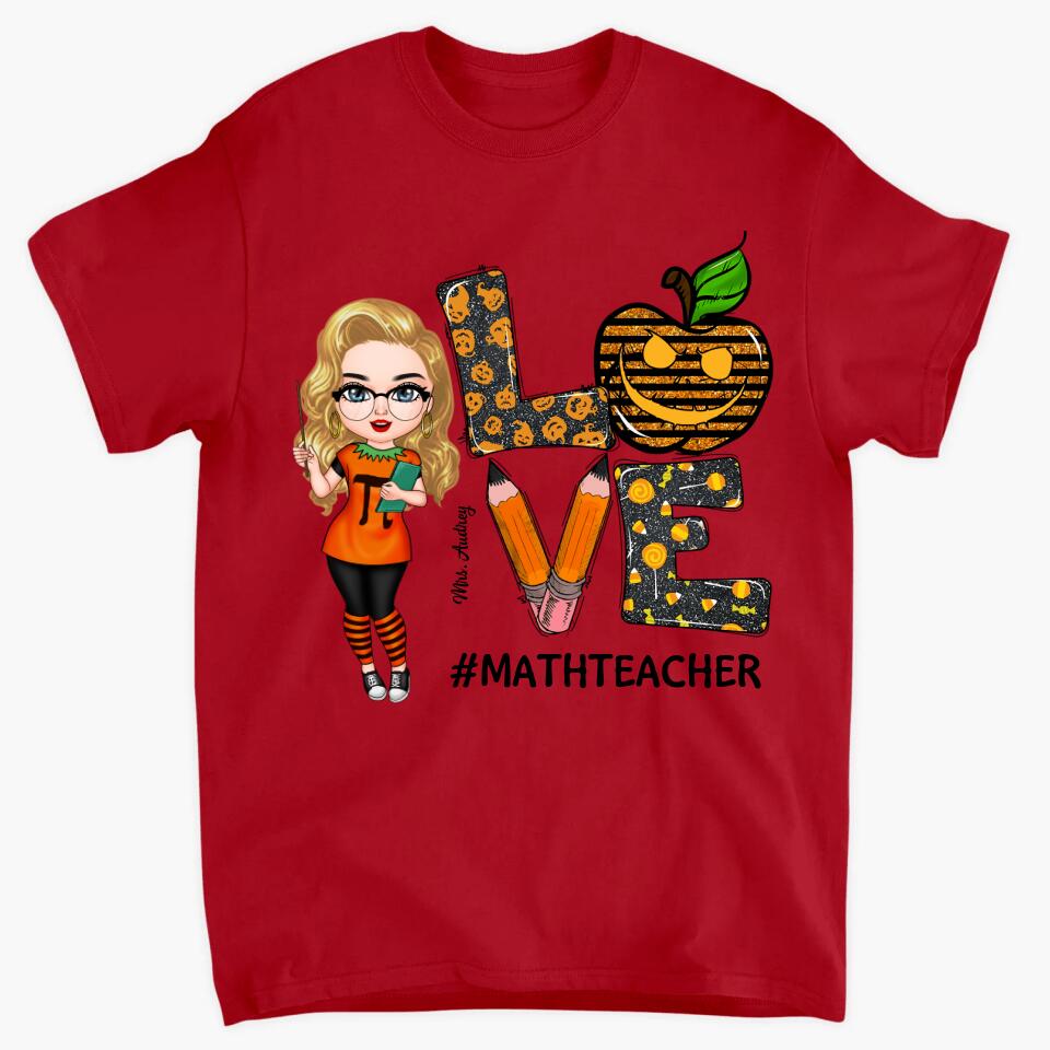 Personalized T-shirt - Gift For Teacher - Love Teacher Life