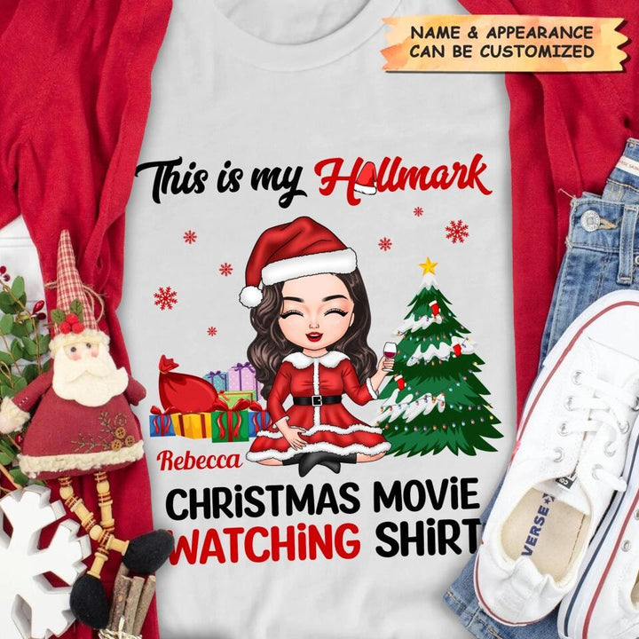 Personalized T-shirt - Gift For Christmas - Christmas Movie Watching Shirt