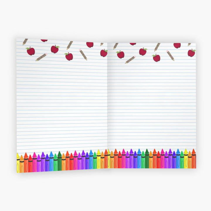 Personalized Greeting Card - Gift For Teacher - Thank You For Being A Great Teacher