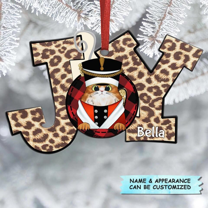 Personalized Aluminium Ornament - Gift For Pet Lover - Joy Christmas