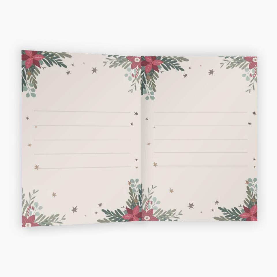 Personalized Greeting Card  - Gift For RE - Merry Christmas To My Customers