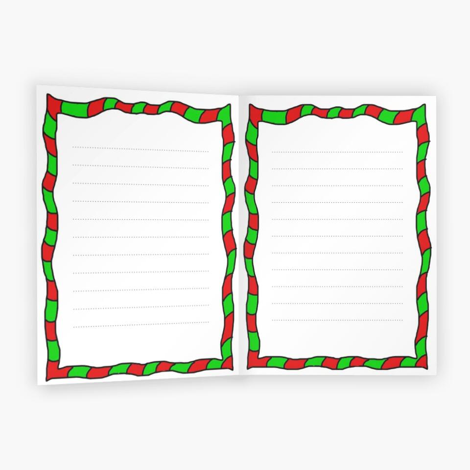 Personalized Greeting Card - Gift For Kid - Merry Christmas To My Wonderful Grandkid