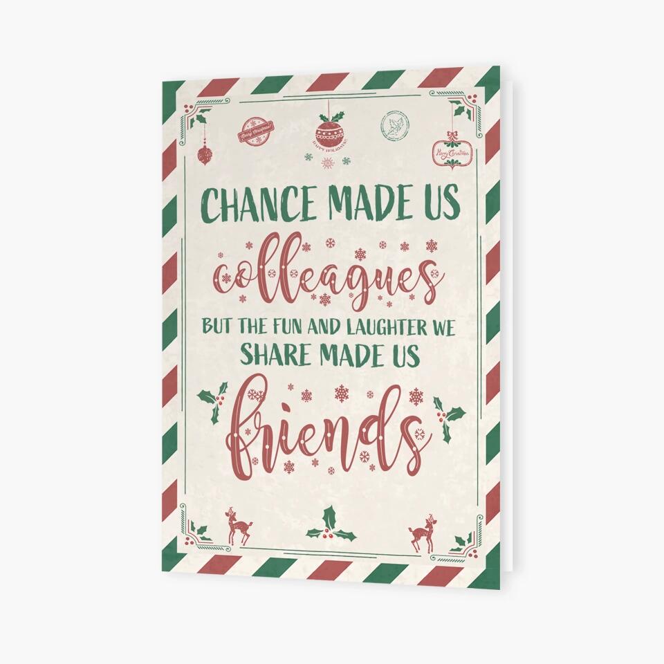 Personalized Greeting Card - Gift For Nurse - From Your Work Bestie