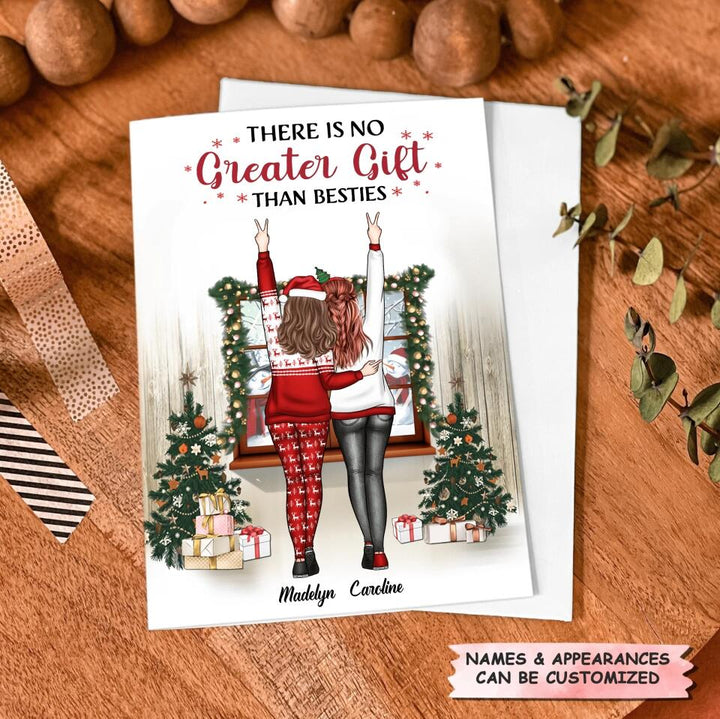 Personalized Greeting Card - Gift For Friend - There's No Greater Gift Than Besties