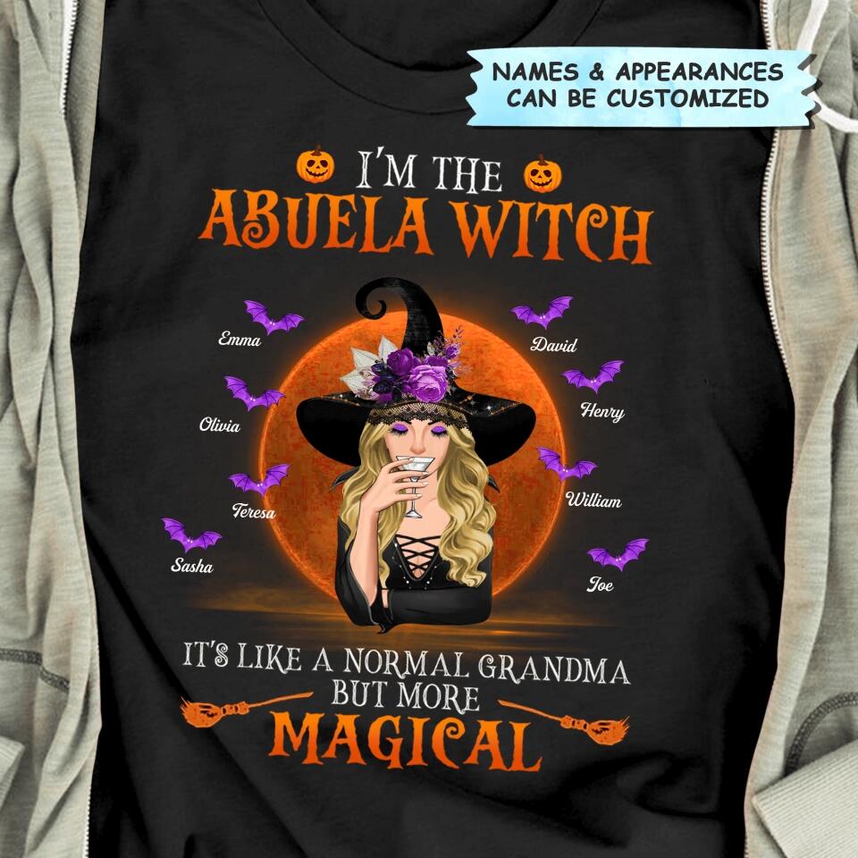 Personalized T-shirt - Gift For Grandma - Normal Grandma But More Magical
