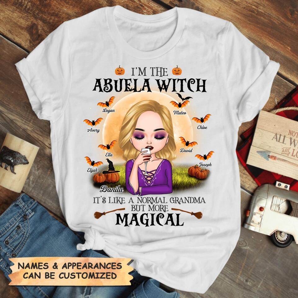 Personalized T-shirt - Gift For Grandma - Like A Normal Grandma But More Magical