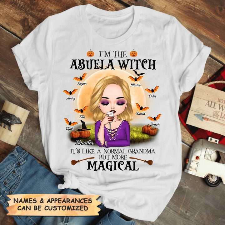 Personalized T-shirt - Gift For Grandma - Like A Normal Grandma But More Magical