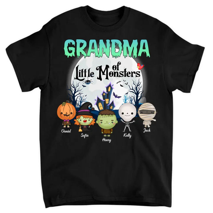 Personalized T-shirt - Gift For Grandma - Grandma Of Little Monsters