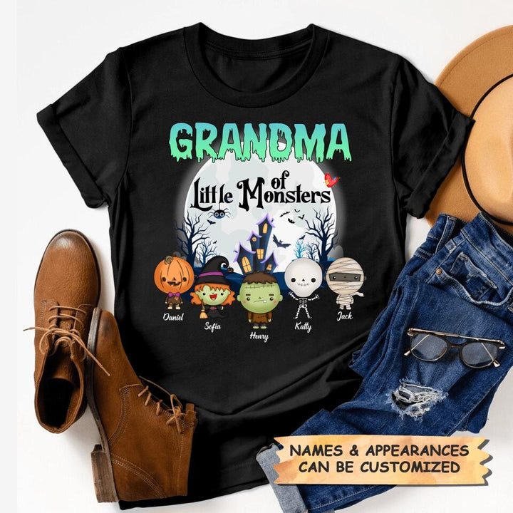 Personalized T-shirt - Gift For Grandma - Grandma Of Little Monsters