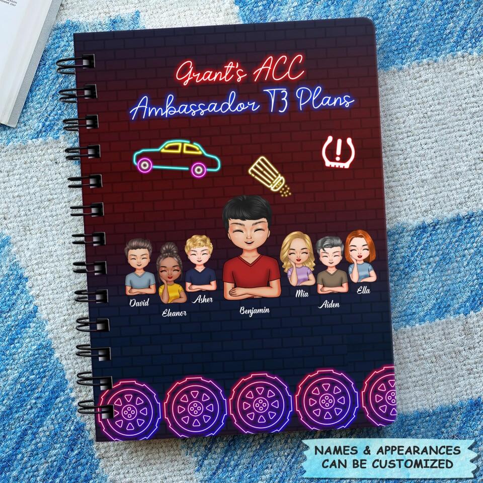 Personalized Spiral Journal - Gift For Colleague - Grant Made Us ACC