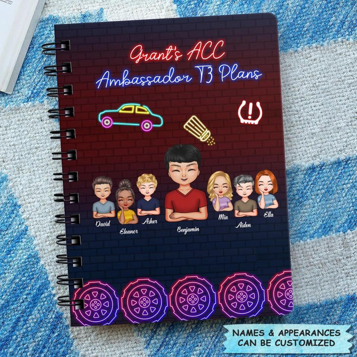 Personalized Spiral Journal - Gift For Colleague - Grant Made Us ACC