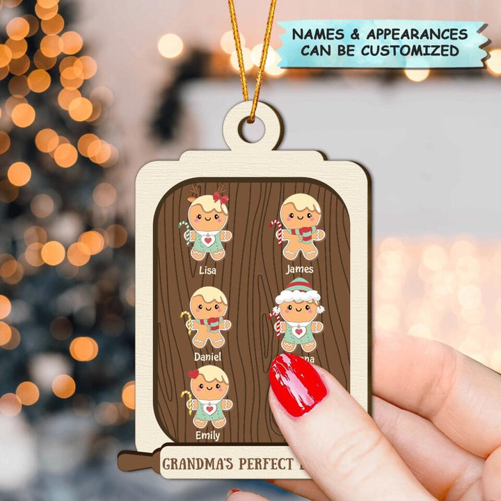 Personalized Wood Ornament - Gift For Grandma - Grandma's Perfect Batch