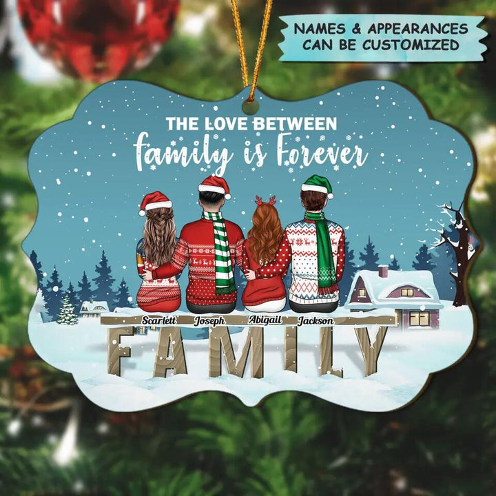 Personalized Wood Ornament - Gift For Family,  Family Member - Our Family