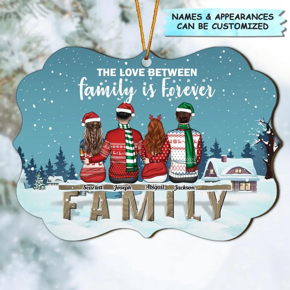 Personalized Wood Ornament - Gift For Family,  Family Member - Our Family