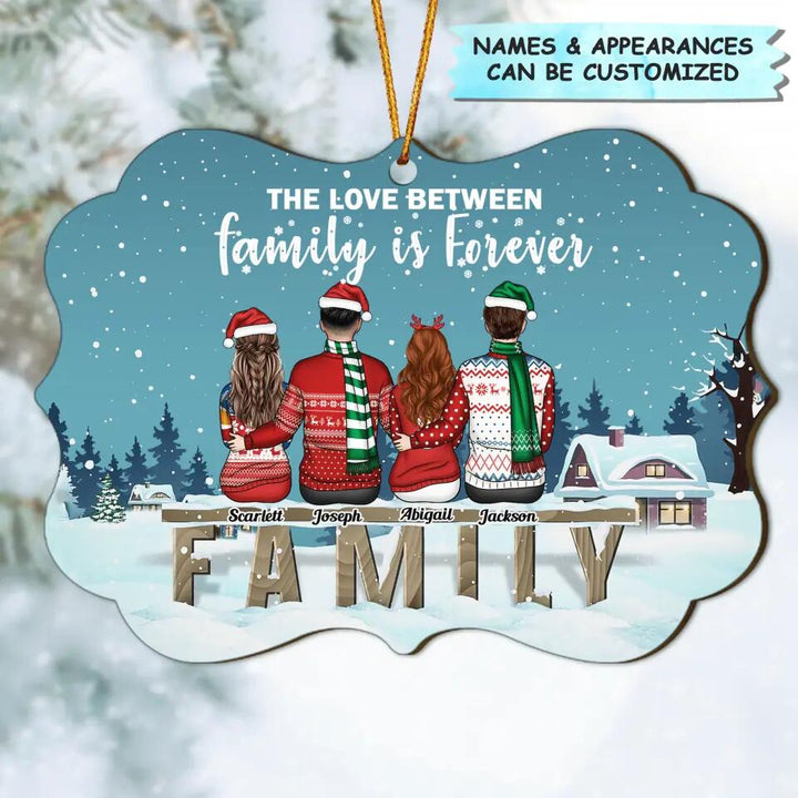 Personalized Wood Ornament - Gift For Family,  Family Member - Our Family