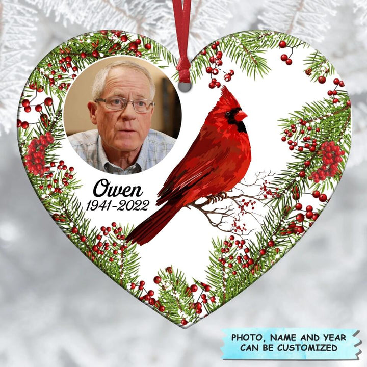 Personalized Aluminium Ornament - Gift For Family Member - Hummingbird Memorial