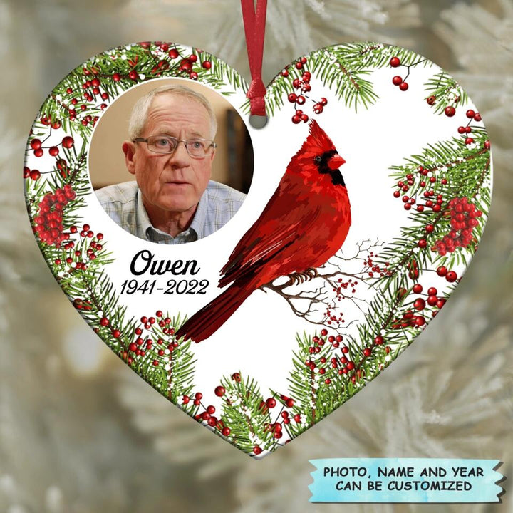 Personalized Aluminium Ornament - Gift For Family Member - Hummingbird Memorial