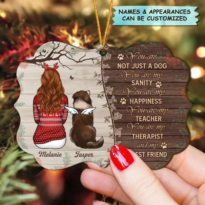 Personalized Wood Ornament - Gift For Dog Lover - You Are Not Just A Dog