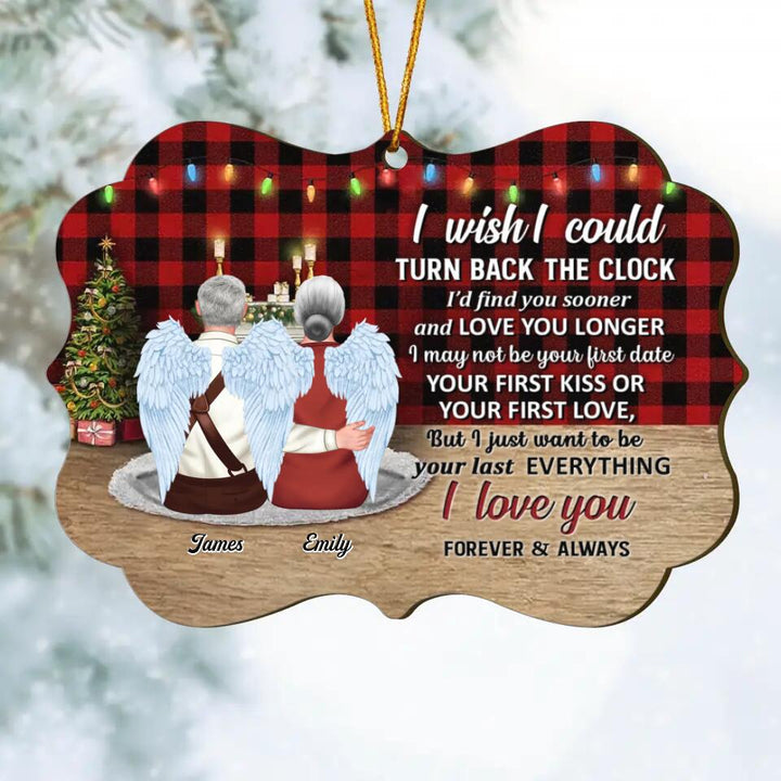 Personalized Wood Ornament - Gift For Couple - I Choose You