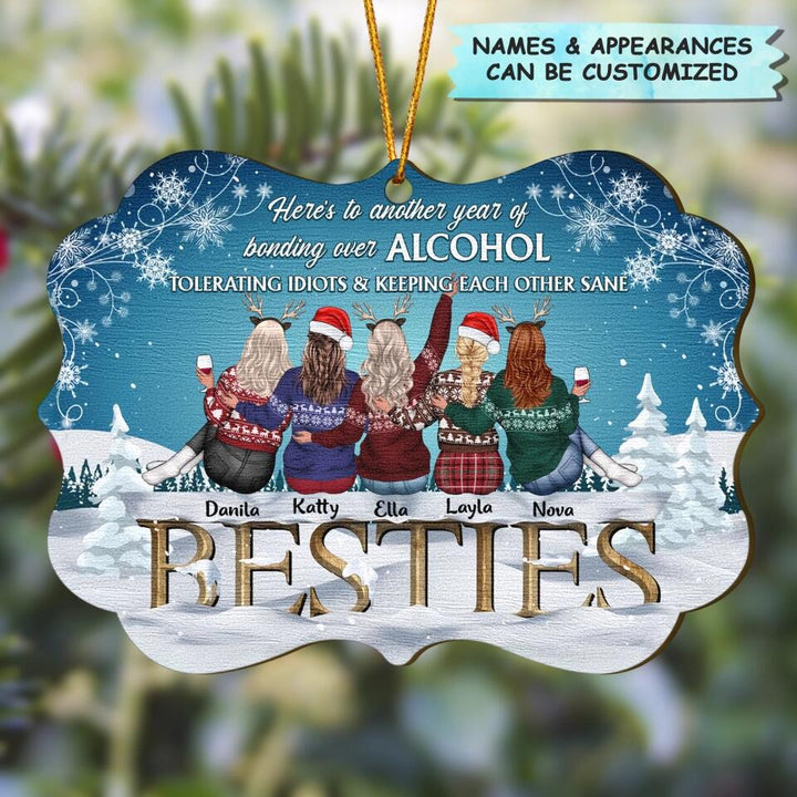 Personalized Wood Ornament - Gift For Friend - Another Year Of Bonding