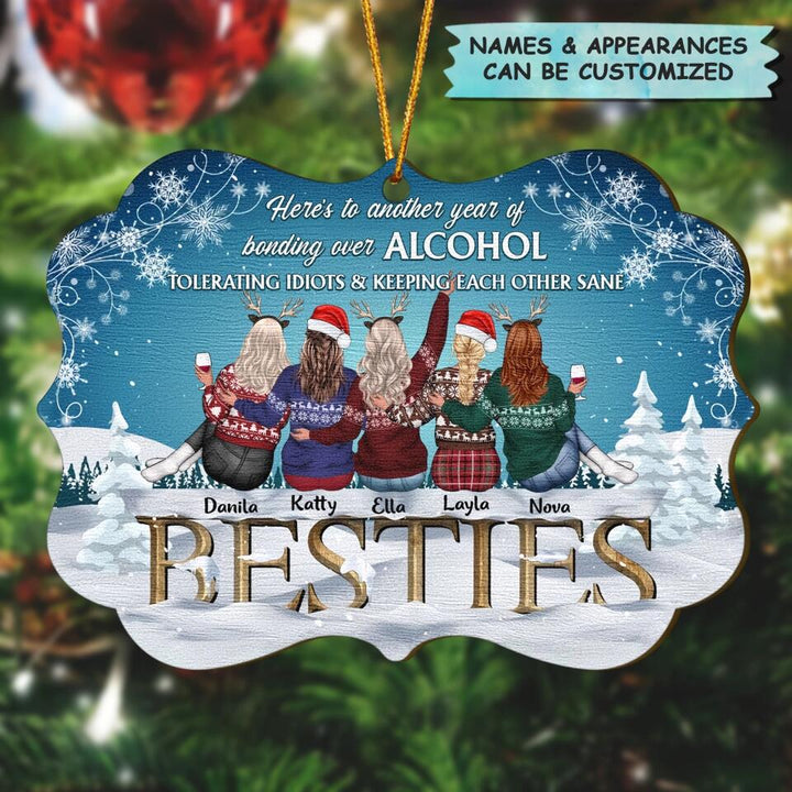 Personalized Wood Ornament - Gift For Friend - Another Year Of Bonding