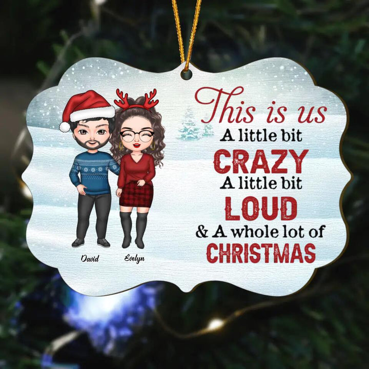 Personalized Wood Ornament - Gift For Couple - This Is Us