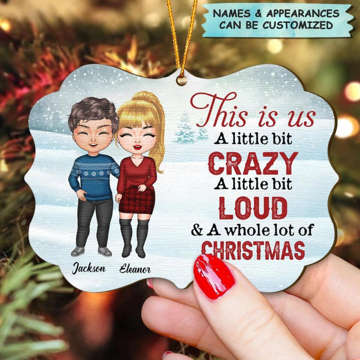 Personalized Wood Ornament - Gift For Couple - This Is Us