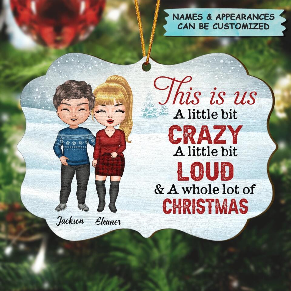 Personalized Wood Ornament - Gift For Couple - This Is Us