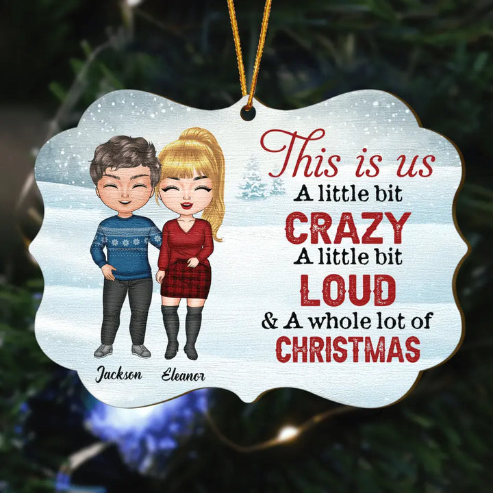 Personalized Wood Ornament - Gift For Couple - This Is Us