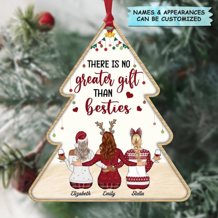 Personalized Aluminium Ornament - Gift For Friend - There Is No Greater Gift Than Besties
