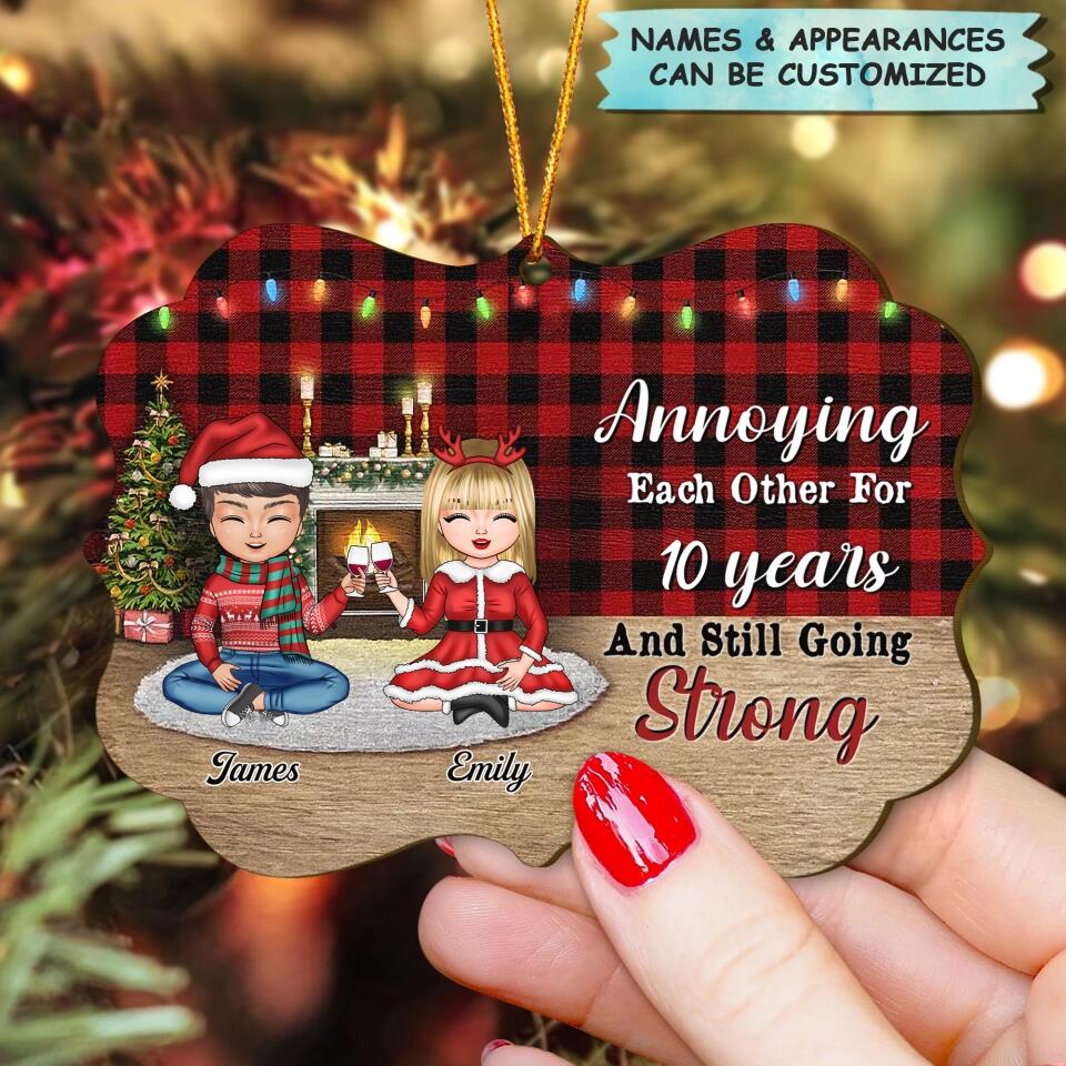 Personalized Wood Ornament - Gift For Couple - Annoying Each Other