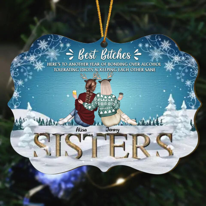 Personalized Wood Ornament - Gift For Friend - Another Year Of Bonding