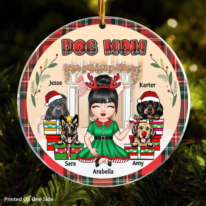 Personalized Mica Ornament - Gift For Dog Lover - Dog Mom