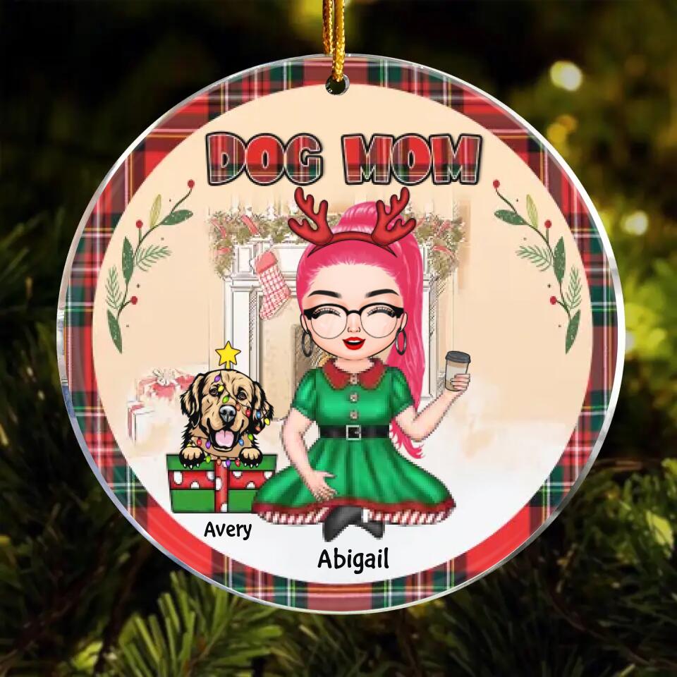 Personalized Mica Ornament - Gift For Dog Lover - Dog Mom