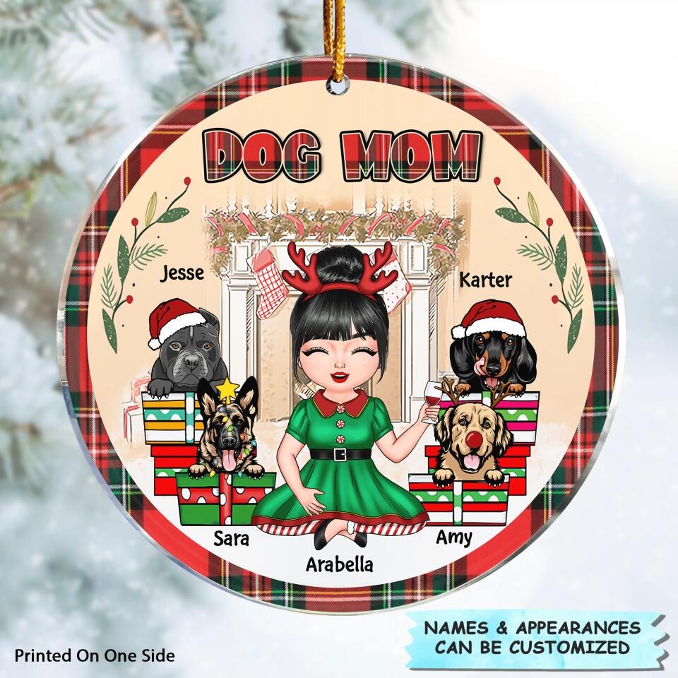 Personalized Mica Ornament - Gift For Dog Lover - Dog Mom