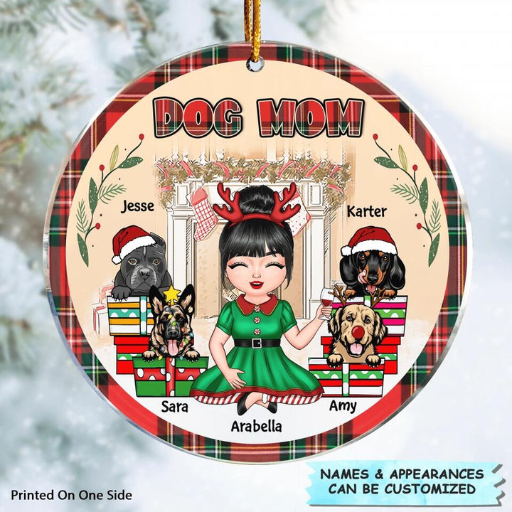 Personalized Mica Ornament - Gift For Dog Lover - Dog Mom