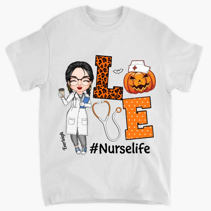 Personalized T-shirt - Gift For Nurse - Love Nurse Life