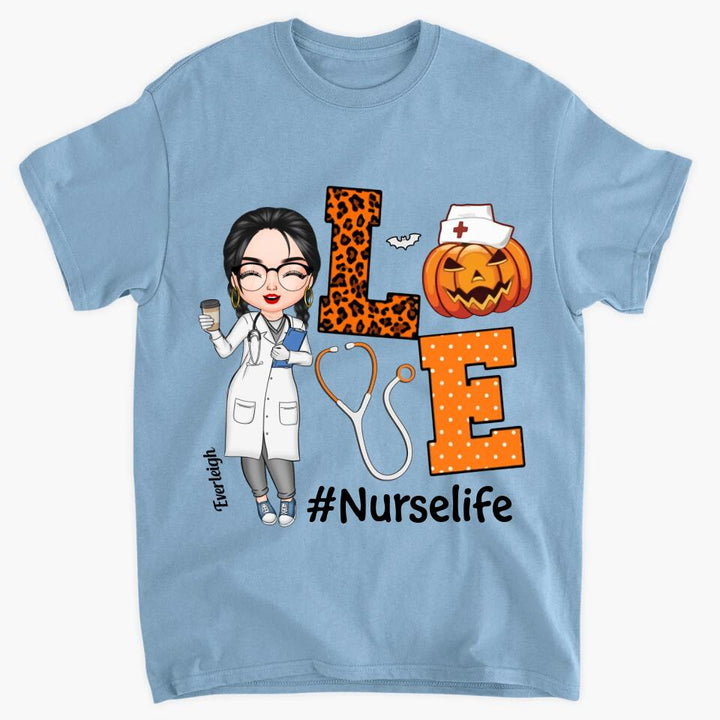 Personalized T-shirt - Gift For Nurse - Love Nurse Life