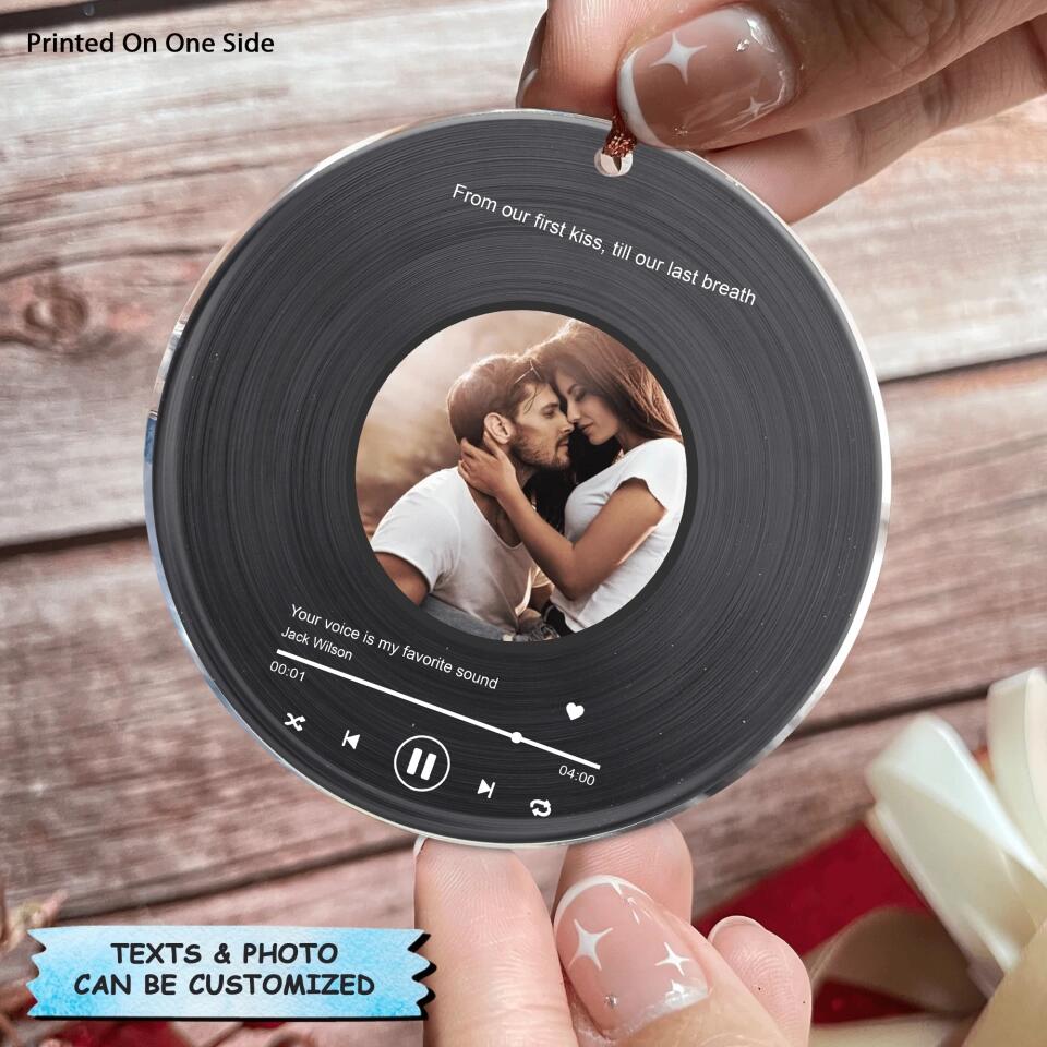 Personalized Photo Mica Ornament - Gift For Couple - Annoying Each Other Christmas