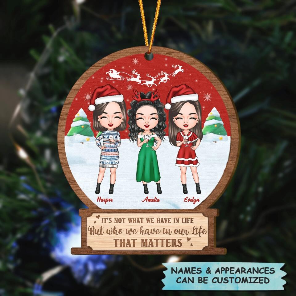 Personalized Wood Ornament - Gift For Friend - Truly Great Friends