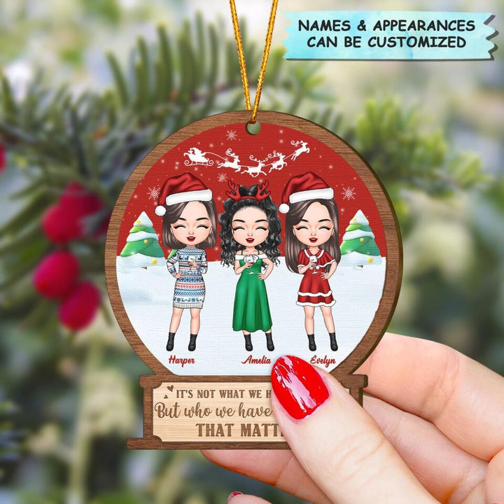 Personalized Wood Ornament - Gift For Friend - Truly Great Friends
