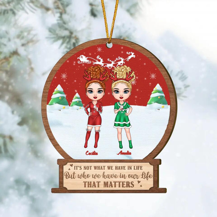 Personalized Wood Ornament - Gift For Friend - Truly Great Friends