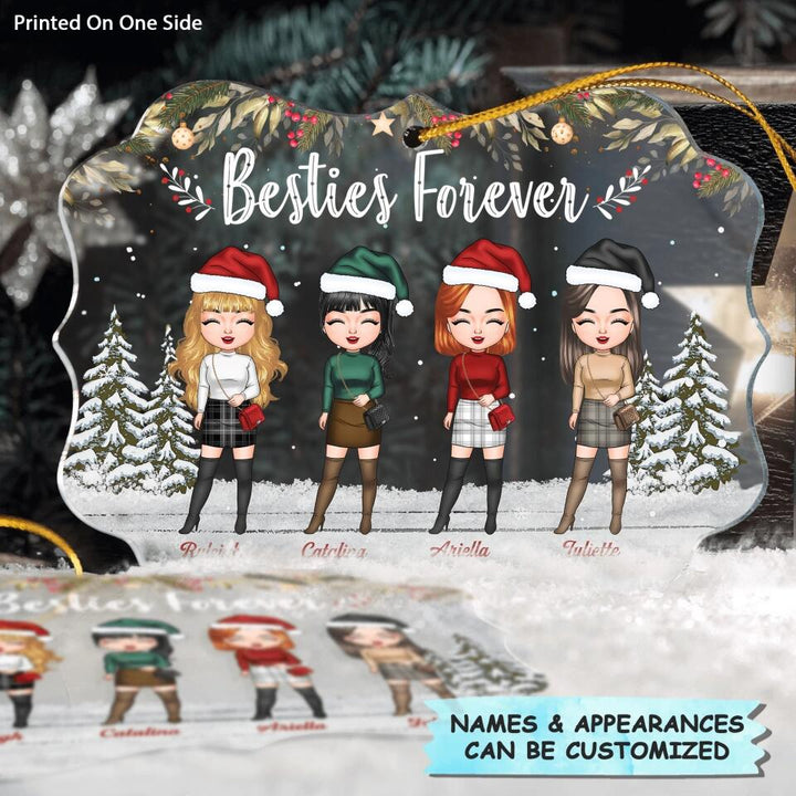 Personalized Mica Ornament - Gift For Friend - There Is No Greater Gift Than Friendship