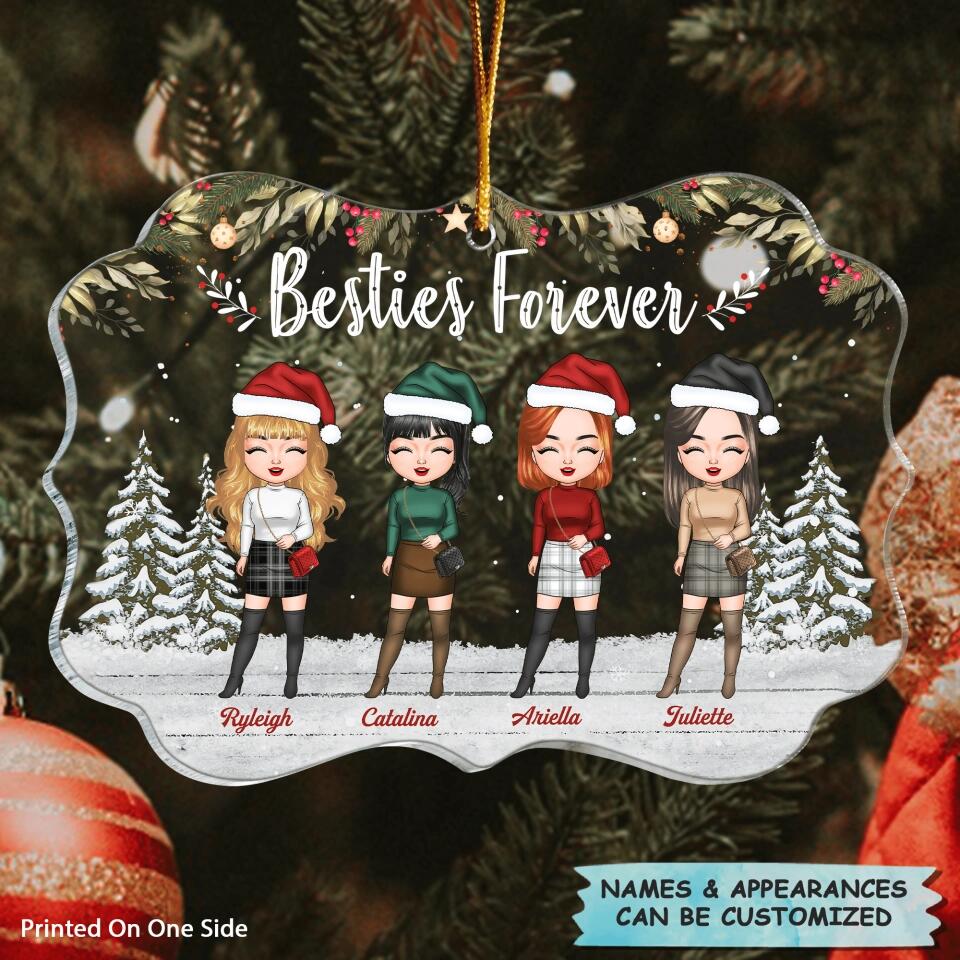 Personalized Mica Ornament - Gift For Friend - There Is No Greater Gift Than Friendship