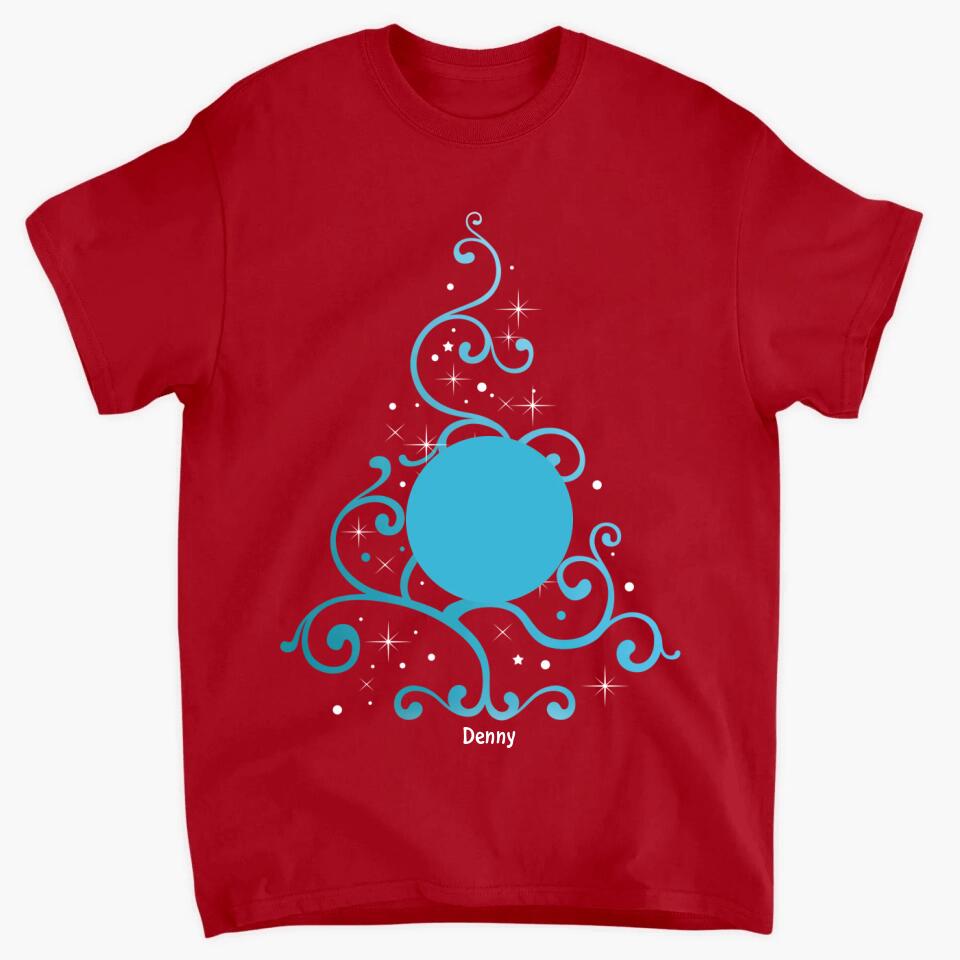 Personalized T-shirt - Gift For Family Member - Family Christmas Tree