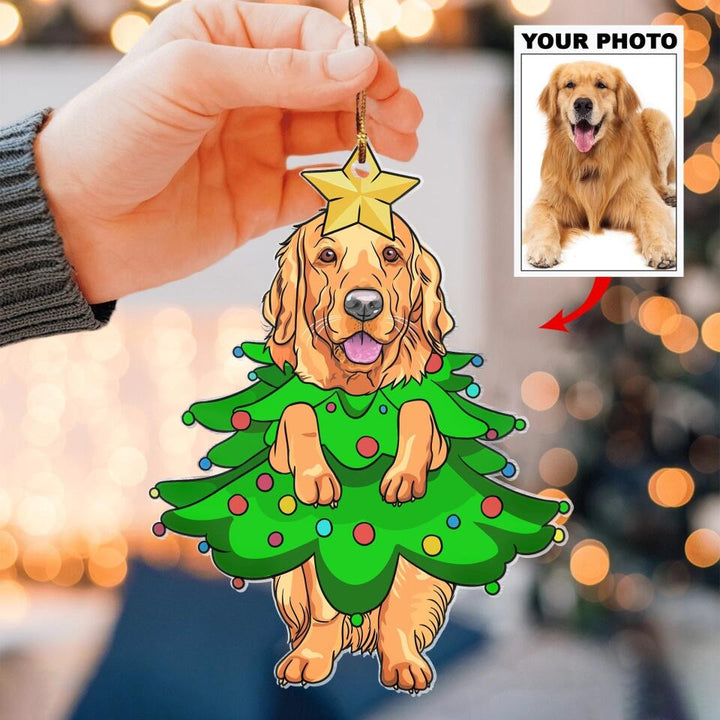 Personalized Photo Mica Ornament - Gift For Pet Lover - Pet Christmas Tree
