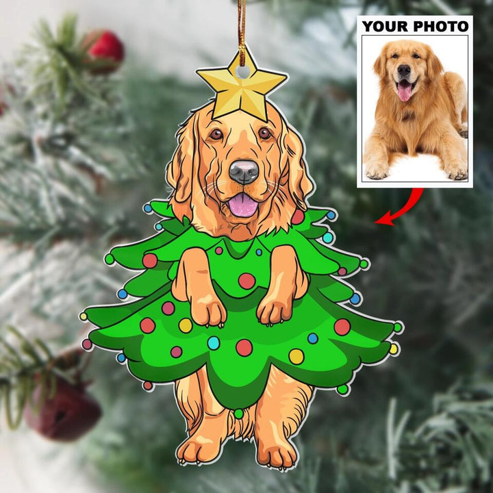 Personalized Photo Mica Ornament - Gift For Pet Lover - Pet Christmas Tree